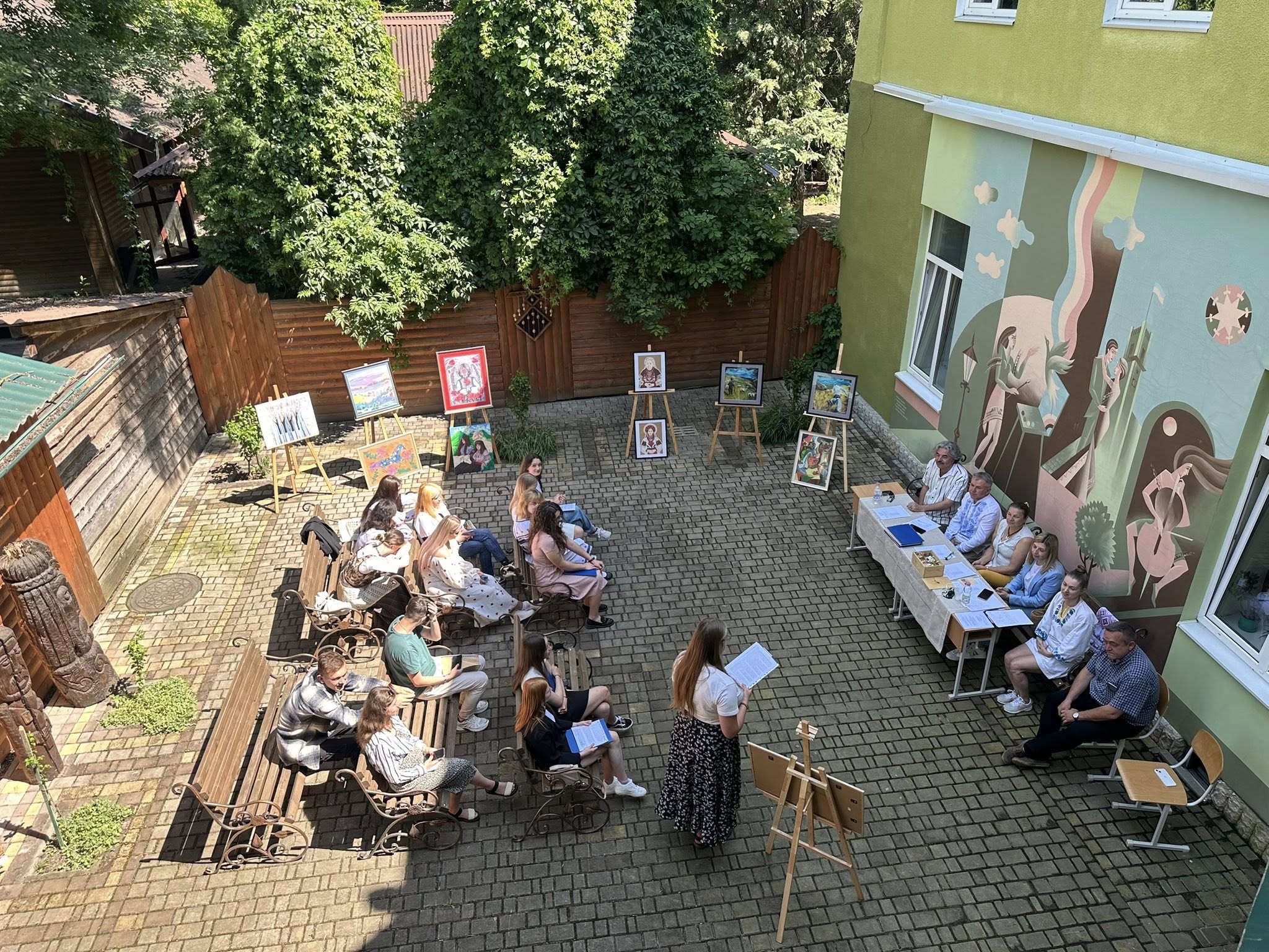 Захист дипломних робіт відділення образотворчого мистецтва