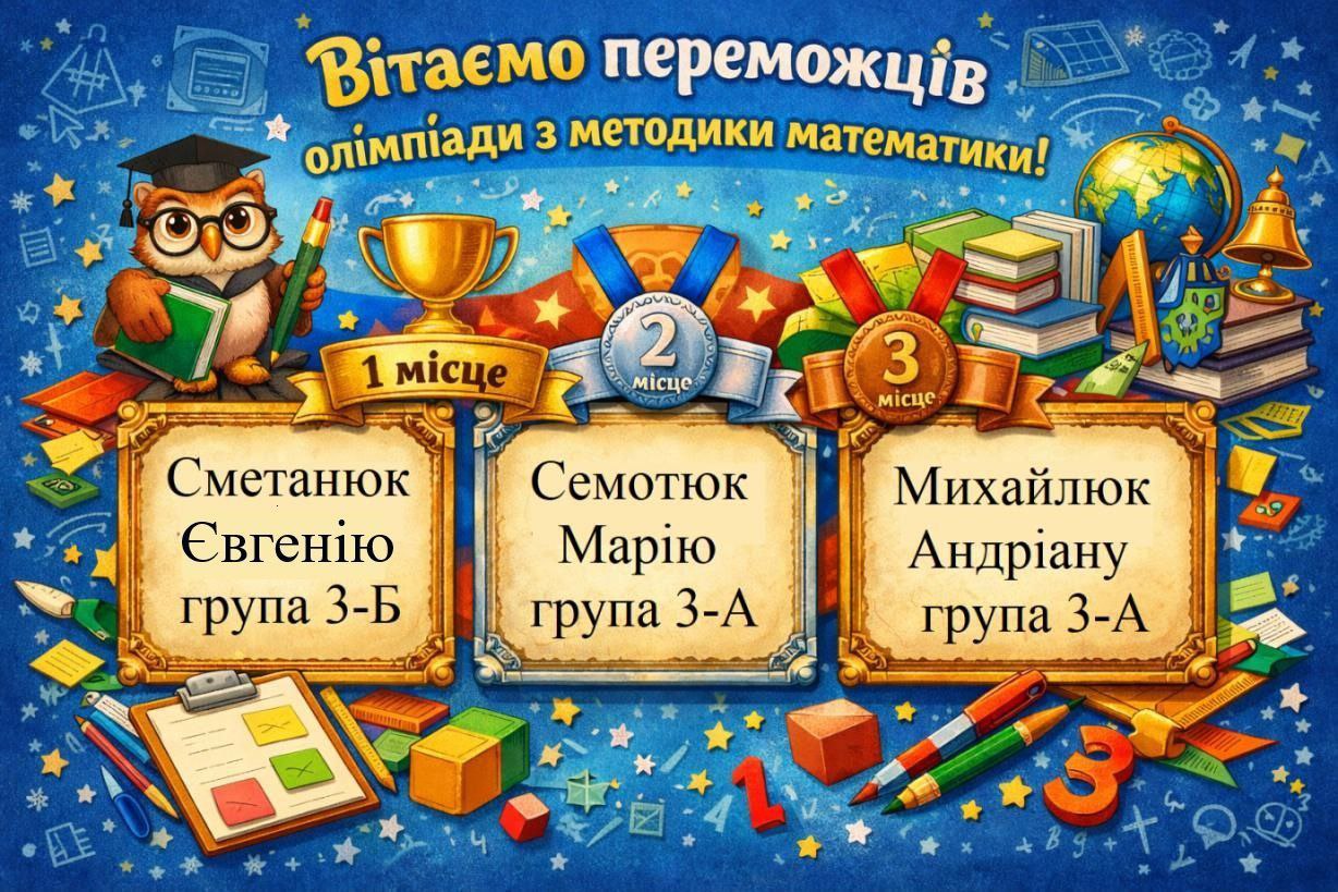 Майбутні вчителі математики перевірили свої сили на методичній олімпіаді