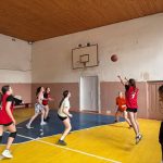 Баскетбольні баталії серед дівчат у коледжі!