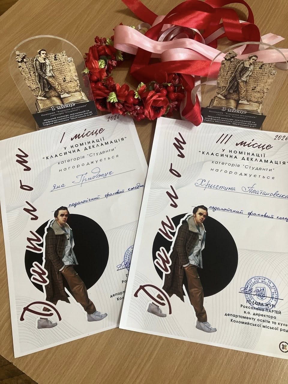 Перемоги наших студенток у міському конкурсі «ШеVченко 2.0»